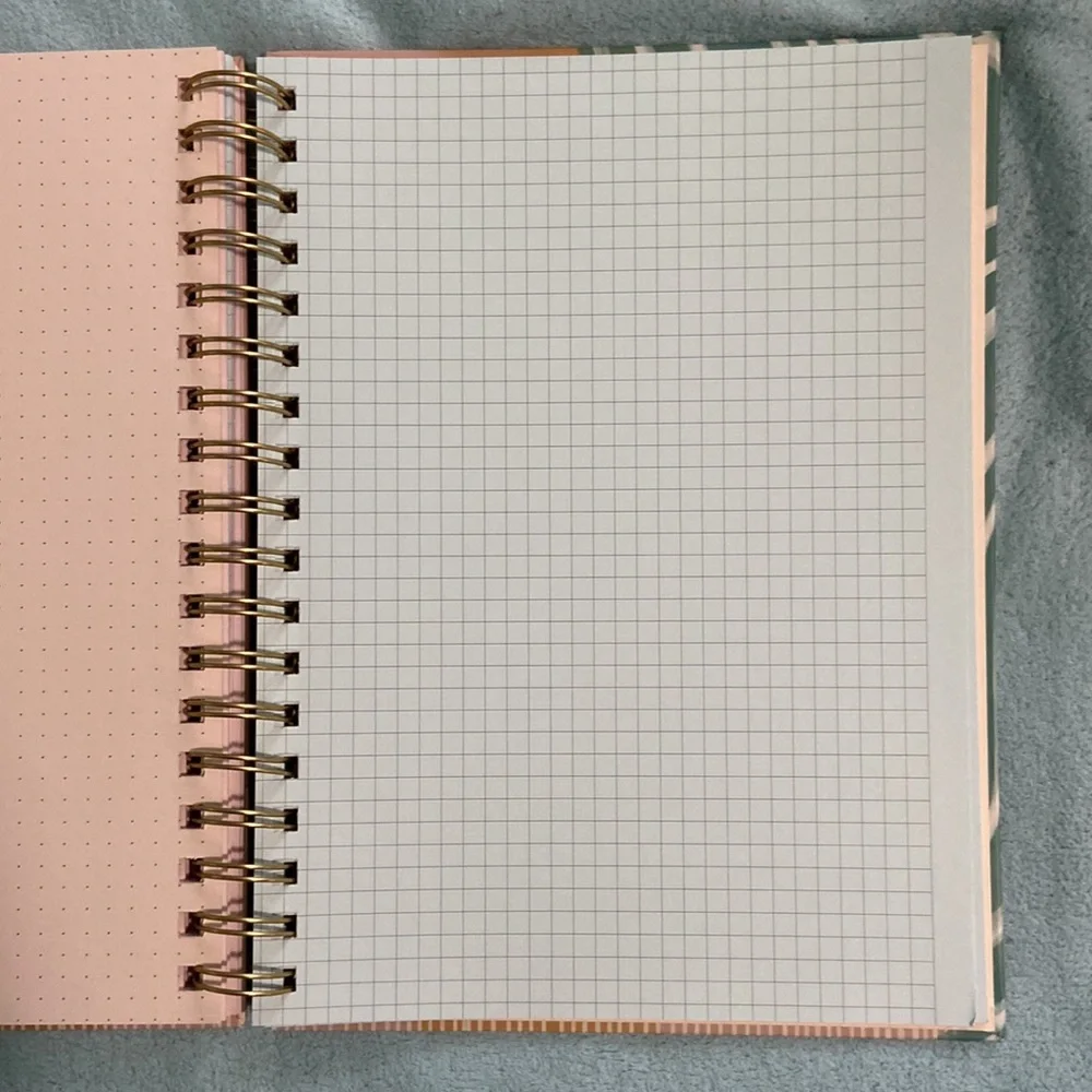 NWT 2 notebooks- 1 spiral ringed with paper tab sectioning and 1 bullet journal.